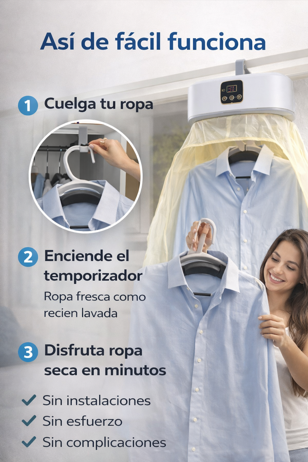 Secadora De Ropa Portatil